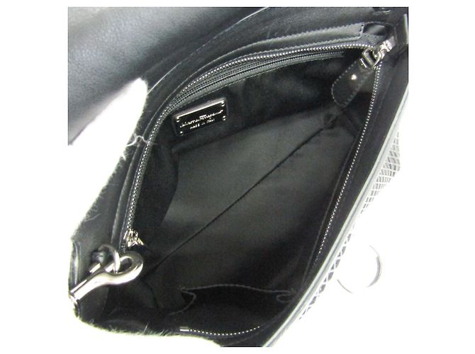 Borsa Salvatore Ferragamo Gancini Sofia Nero - vista 3