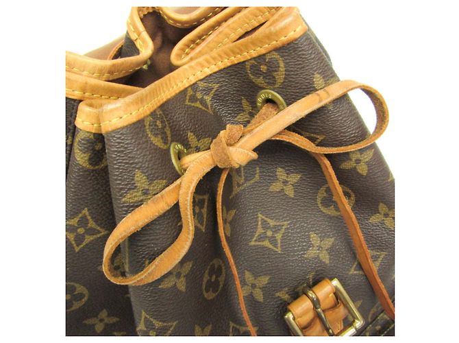 Zaino Louis Vuitton Monogram Montsouris GM M51135 da donna Marrone - vista 12