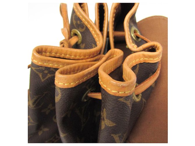 Zaino Louis Vuitton Monogram Montsouris GM M51135 da donna Marrone - vista 13