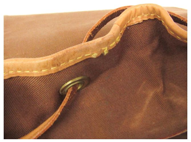 Zaino Louis Vuitton Monogram Montsouris GM M51135 da donna Marrone - vista 15