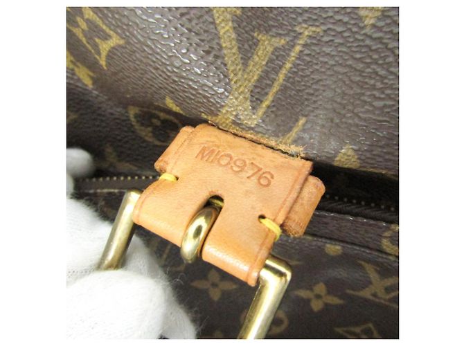 Zaino Louis Vuitton Monogram Montsouris GM M51135 da donna Marrone - vista 20