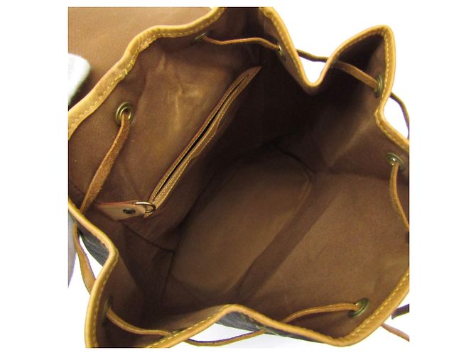 Zaino Louis Vuitton Monogram Montsouris GM M51135 da donna Marrone - vista 3