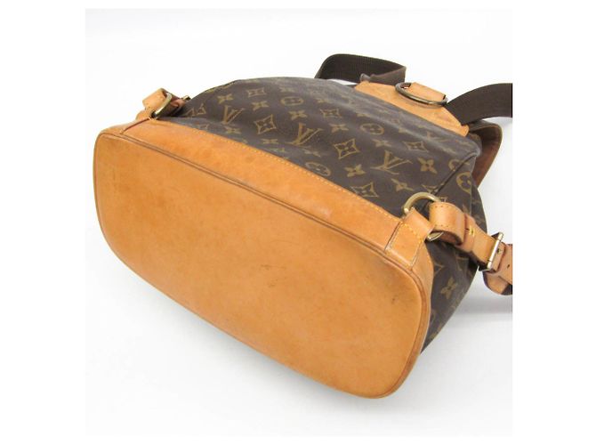 Zaino Louis Vuitton Monogram Montsouris GM M51135 da donna Marrone - vista 4