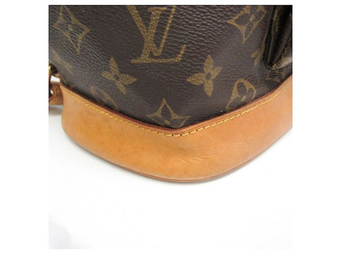 Zaino Louis Vuitton Monogram Montsouris GM M51135 da donna Marrone - vista 7