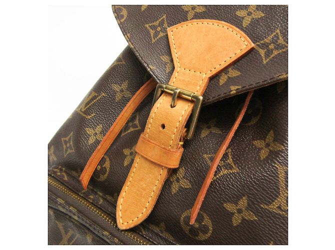 Zaino Louis Vuitton Monogram Montsouris GM M51135 da donna Marrone - vista 8