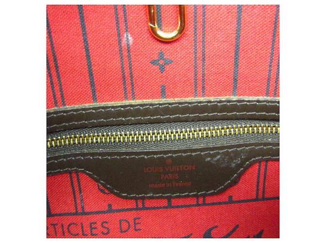 Borsa Tote Louis Vuitton Damier Neverfull PM N51109 da donna Damier ebene - vista 14