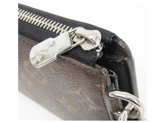 Louis Vuitton Monogram Macassar Zippy Dragonne Phone Wallet Monogramma - vista 11