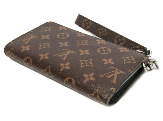 Louis Vuitton Monogram Macassar Zippy Dragonne Phone Wallet Monogramma - vista 3