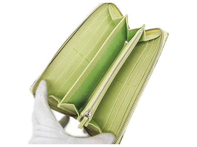 Portefeuille à fermeture éclair avec logo Gucci - Édition limitée Japon Vert - vue 4