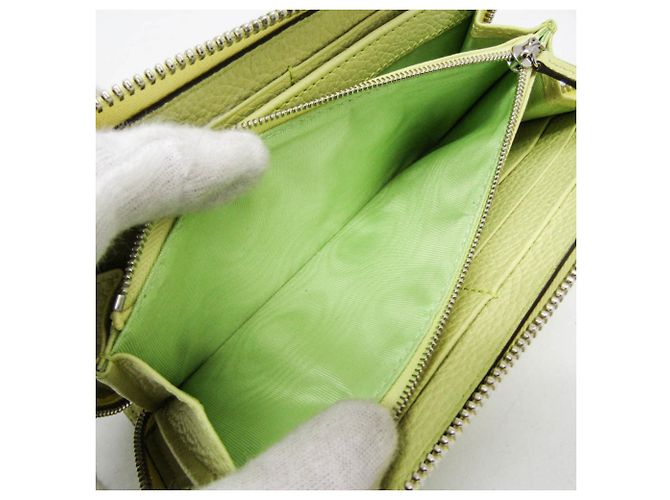 Portefeuille à fermeture éclair avec logo Gucci - Édition limitée Japon Vert - vue 5