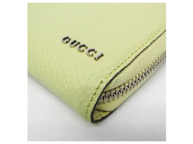 Portefeuille à fermeture éclair avec logo Gucci - Édition limitée Japon Vert - vue 6