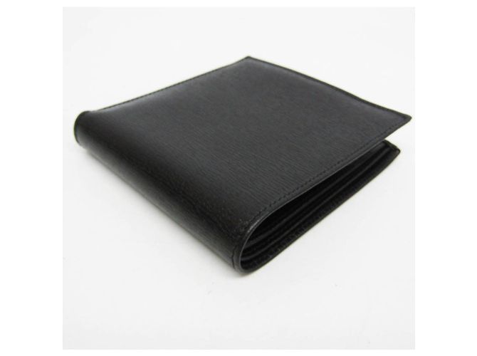 Gucci Bi-Fold Ledergeldbörse Schwarz - Ansicht 6