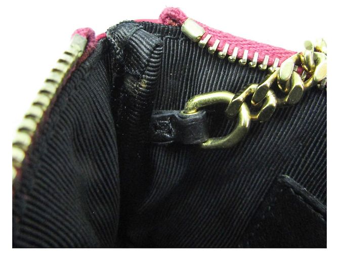 Monedero Cassandra V-stitch Yves Saint Laurent Rosa - vista 11