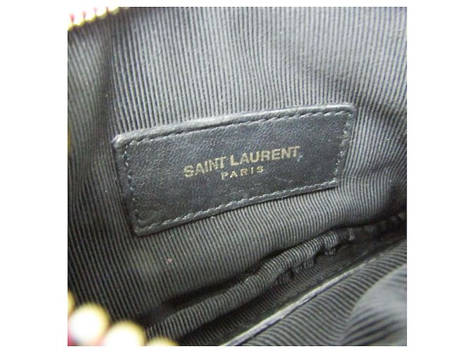 Monedero Cassandra V-stitch Yves Saint Laurent Rosa - vista 12