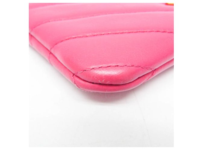 Monedero Cassandra V-stitch Yves Saint Laurent Rosa - vista 7