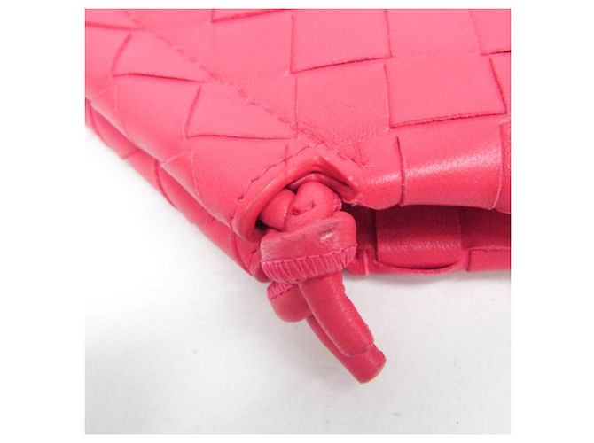 Mini Pouch a Spalla Intrecciato Bottega Veneta Rosa - vista 5