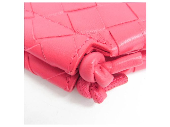 Mini Pouch a Spalla Intrecciato Bottega Veneta Rosa - vista 7