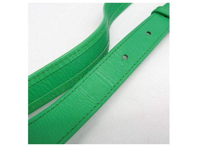 Borsa a tracolla in pelle verde Intrecciato Cassette Bottega Veneta - vista 9
