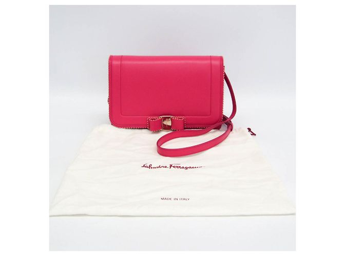 Borsa a tracolla Vara in pelle da donna Salvatore Ferragamo Rosa - vista 2