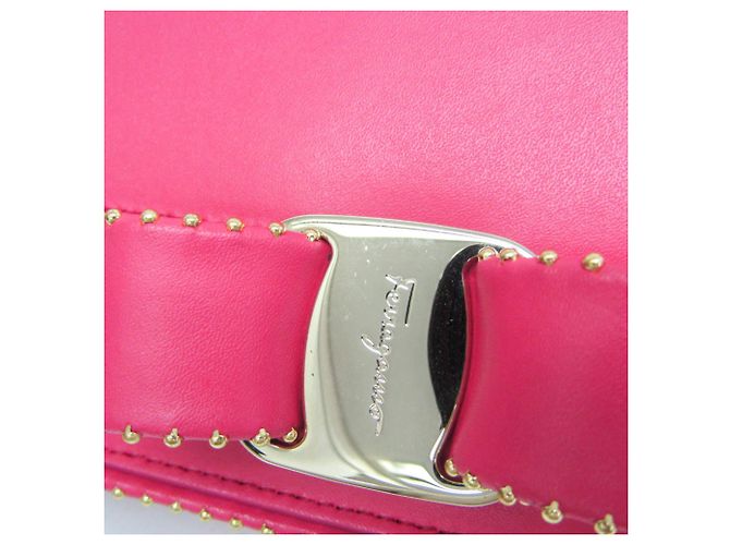 Borsa a tracolla Vara in pelle da donna Salvatore Ferragamo Rosa - vista 9