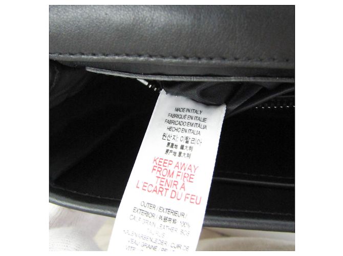 Borsa a tracolla in pelle da donna Burberry Universal Passport 8051828 Nero Bianco - vista 14