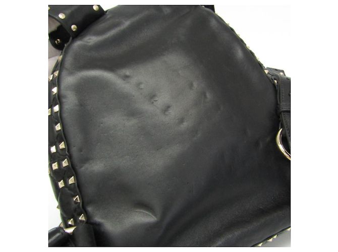 Valentino Garavani Lockstuds Spike Mini Backpack Schwarz - Ansicht 8