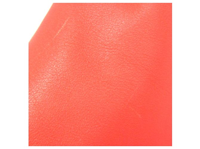 Borsa a tracolla in pelle Loewe Flamenco Flap Rosso - vista 14