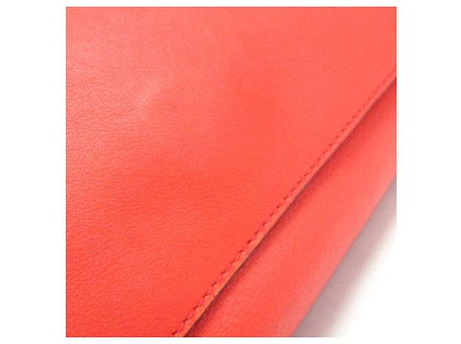 Borsa a tracolla in pelle Loewe Flamenco Flap Rosso - vista 15