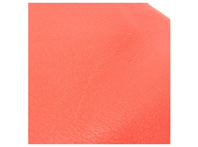 Borsa a tracolla in pelle Loewe Flamenco Flap Rosso - vista 16
