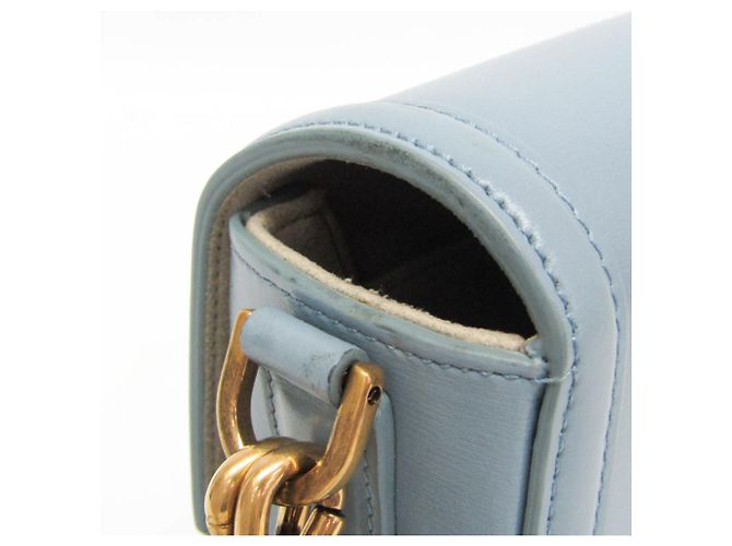 Borsa a Spalla con Catena Tod's T-Timeless Blu chiaro - vista 9