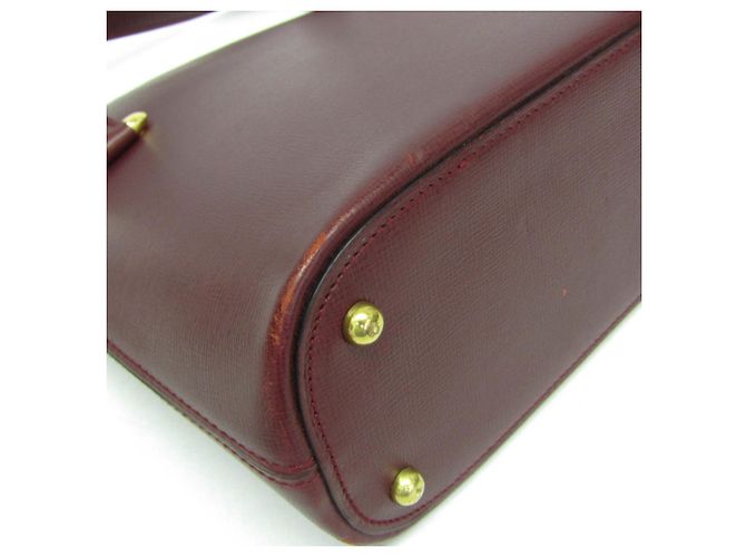 Borsa a una spalla Cartier Must in Bordeaux Bordò - vista 4