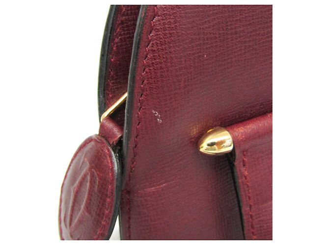 Borsa a una spalla Cartier Must in Bordeaux Bordò - vista 8