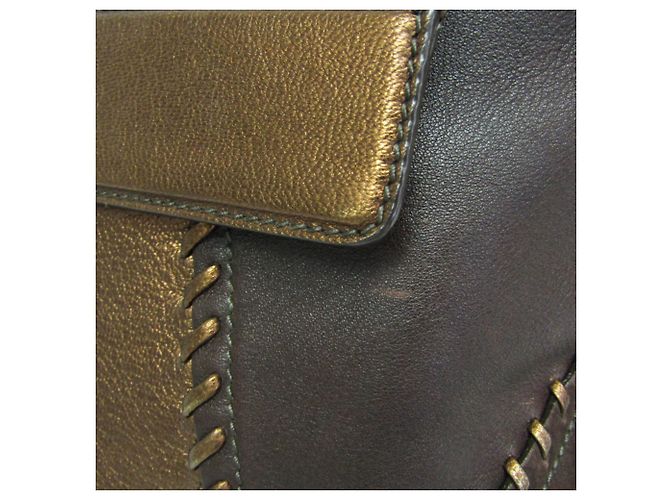 Borsa Salvatore Ferragamo Gancini Sophia Marrone Bronzo - vista 12