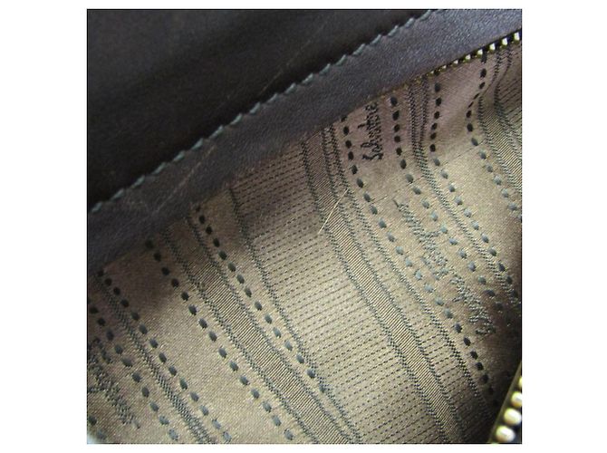 Borsa Salvatore Ferragamo Gancini Sophia Marrone Bronzo - vista 18
