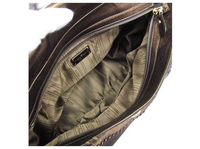 Borsa Salvatore Ferragamo Gancini Sophia Marrone Bronzo - vista 4
