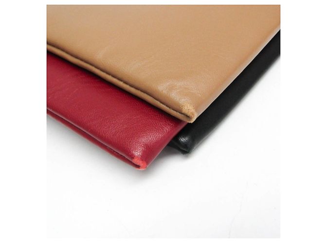 Borsa a tracolla in pelle BEAT da donna Marni Nero Beige Bordò - vista 5