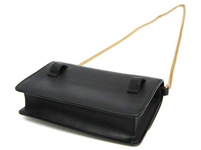Borsa a tracolla con catena Tod's T-Timeless Belt Nero - vista 3