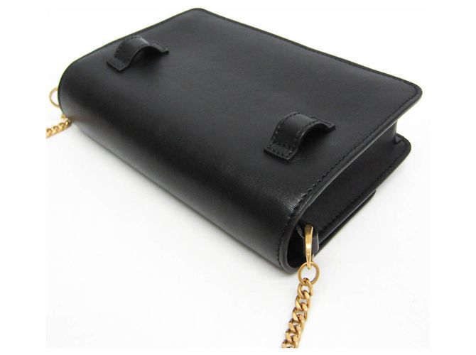 Borsa a tracolla con catena Tod's T-Timeless Belt Nero - vista 7