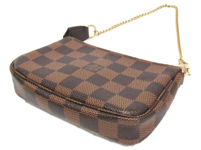 Borsa Louis Vuitton Damier Mini Pochette Accessoires T&B N58011 Damier ebene - vista 2