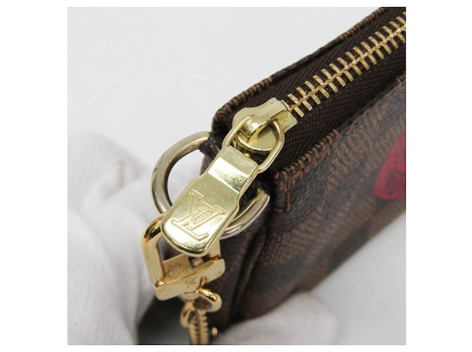 Borsa Louis Vuitton Damier Mini Pochette Accessoires T&B N58011 Damier ebene - vista 6