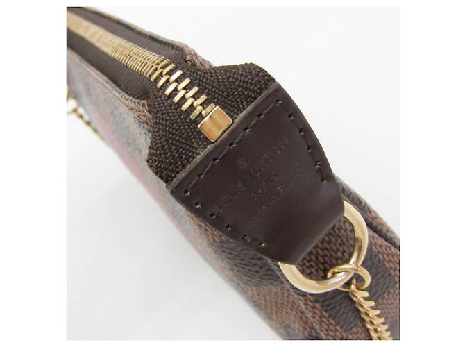 Borsa Louis Vuitton Damier Mini Pochette Accessoires T&B N58011 Damier ebene - vista 7