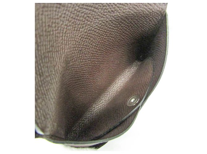 Tarjetero Calvi Duo en cuero Epsom marrón Hermès Castaño - vista 5