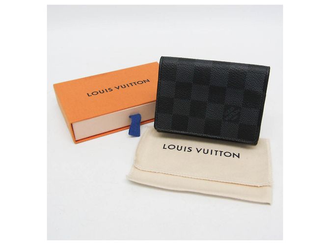 Portacarte da visita Louis Vuitton Envelope Nero - vista 2