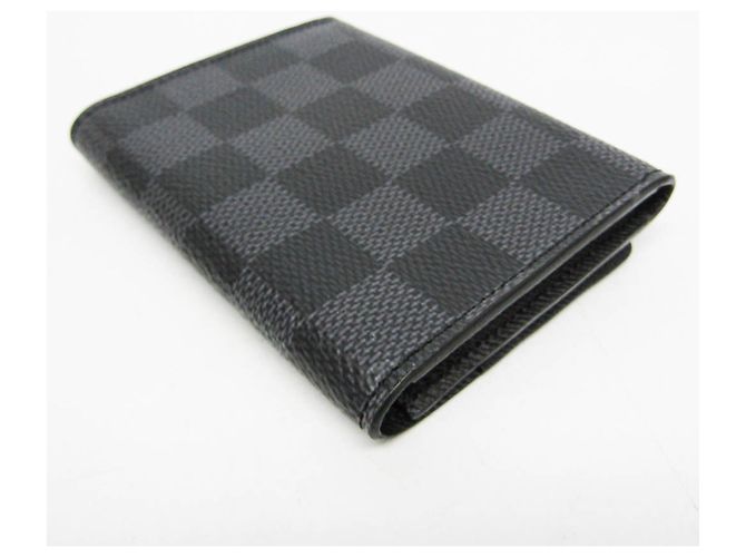 Portacarte da visita Louis Vuitton Envelope Nero - vista 6