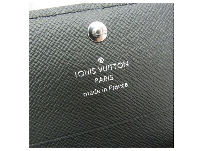 Portacarte da visita Louis Vuitton Envelope Nero - vista 9