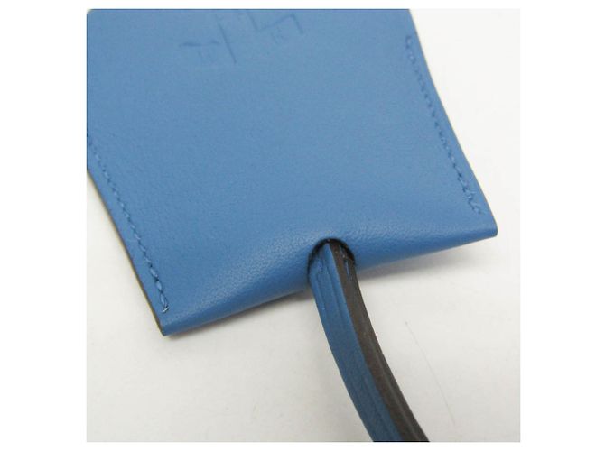 Ring Charm de bolsa Hermès Clochette Presente de Ano 2024 Chaveiro (Blue) Azul - vista 6