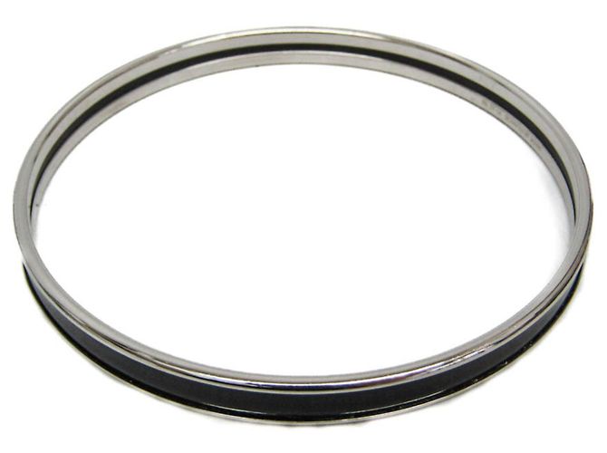 Hermès Pulsera de esmalte Hermes Extra Fun Uni H240001FP0165 Negro Plata - vista 2
