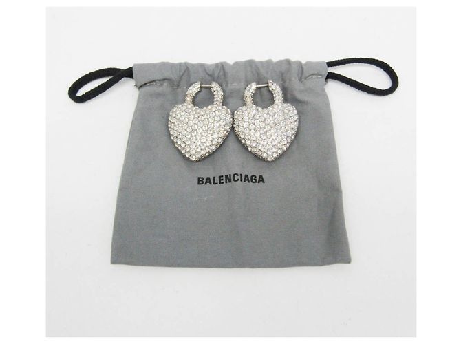 Orecchini MINNIE XL di Balenciaga in argento - vista 2