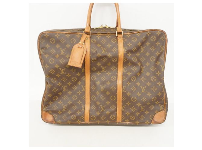 Borsa Boston Louis Vuitton Monogram Sirius 50 Marrone - vista 12