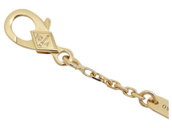 Van Cleef & Arpels Alhambra Anhänger-Halskette aus Gelbgold mit Karneol Golden - Ansicht 9